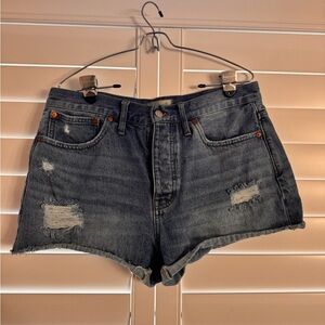 Madewell Distressed Denim Shorts